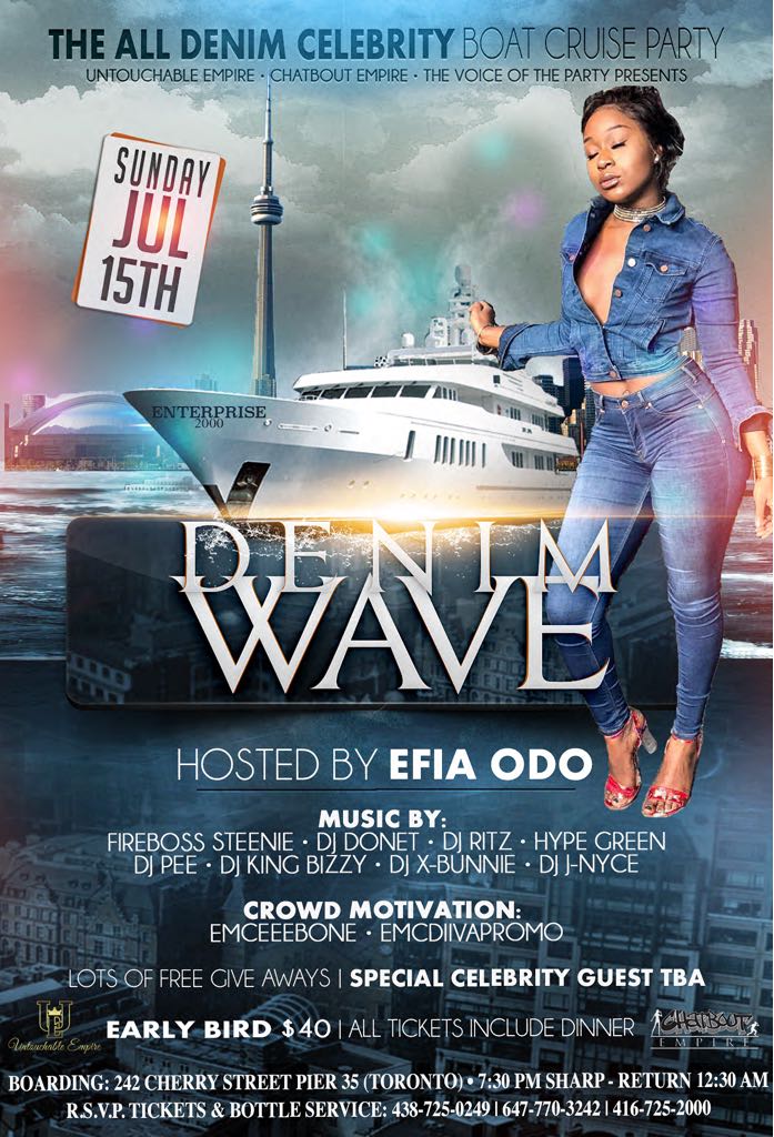 THE ALL DENIM CELEBRITY BOAT CRUISE PARTY