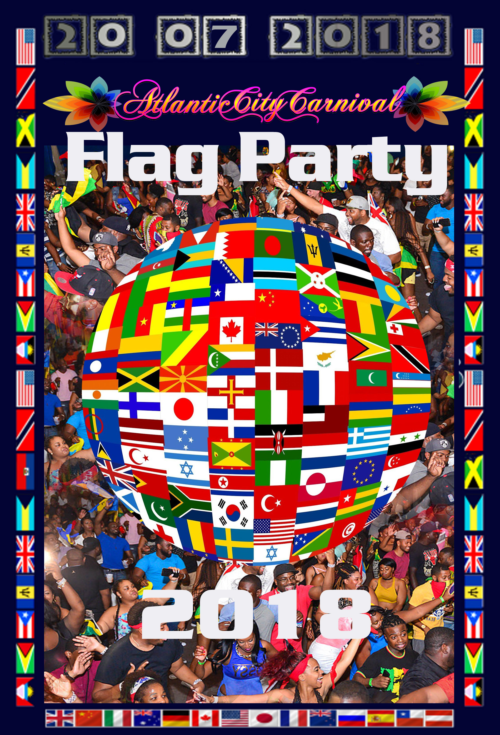 FLAG PARTY Atlantic City Carnival
