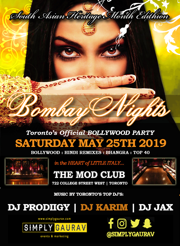 BOMBAY NIGHTS South Asian Heritage Month