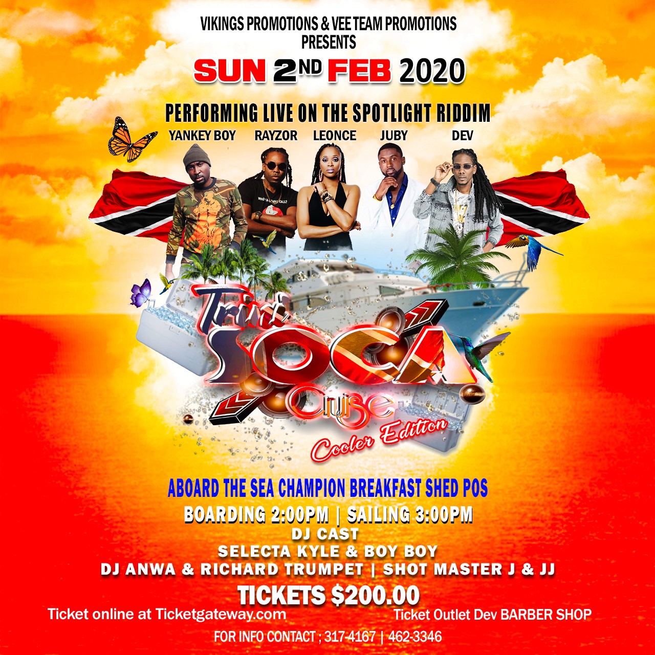 TRINI SOCA CRUISE (Cooler Cruise)