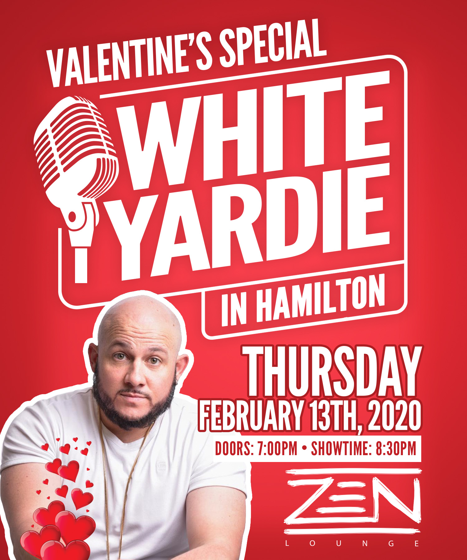 JUICE Comedy White Yardie Show Hamilton 2020 Tickets Zen Lounge