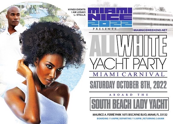 Miami Nice 2023 Annual All White Yacht Party Miami Carnival Weekend 