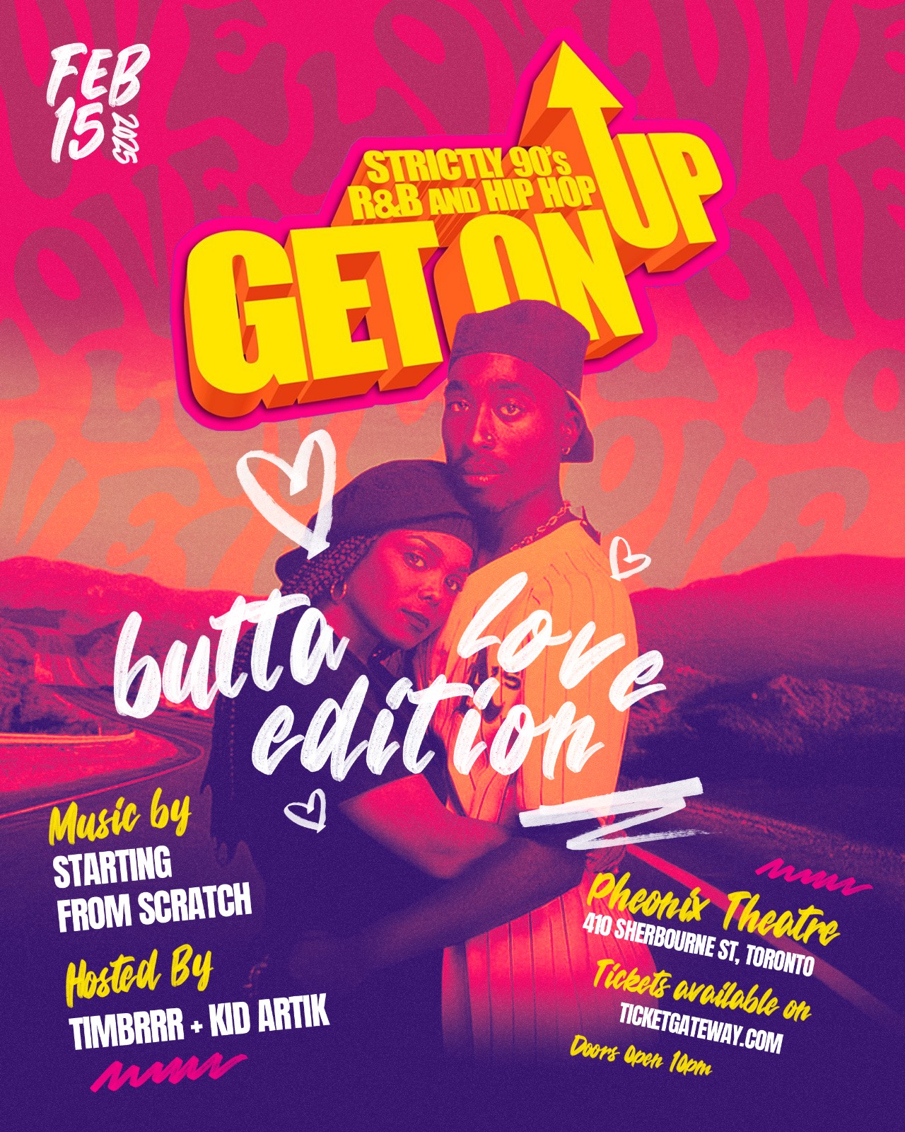 Get On Up 90s R&b And Hip Hop BUTTA LOVE FEB 15th 2025 Phoenix