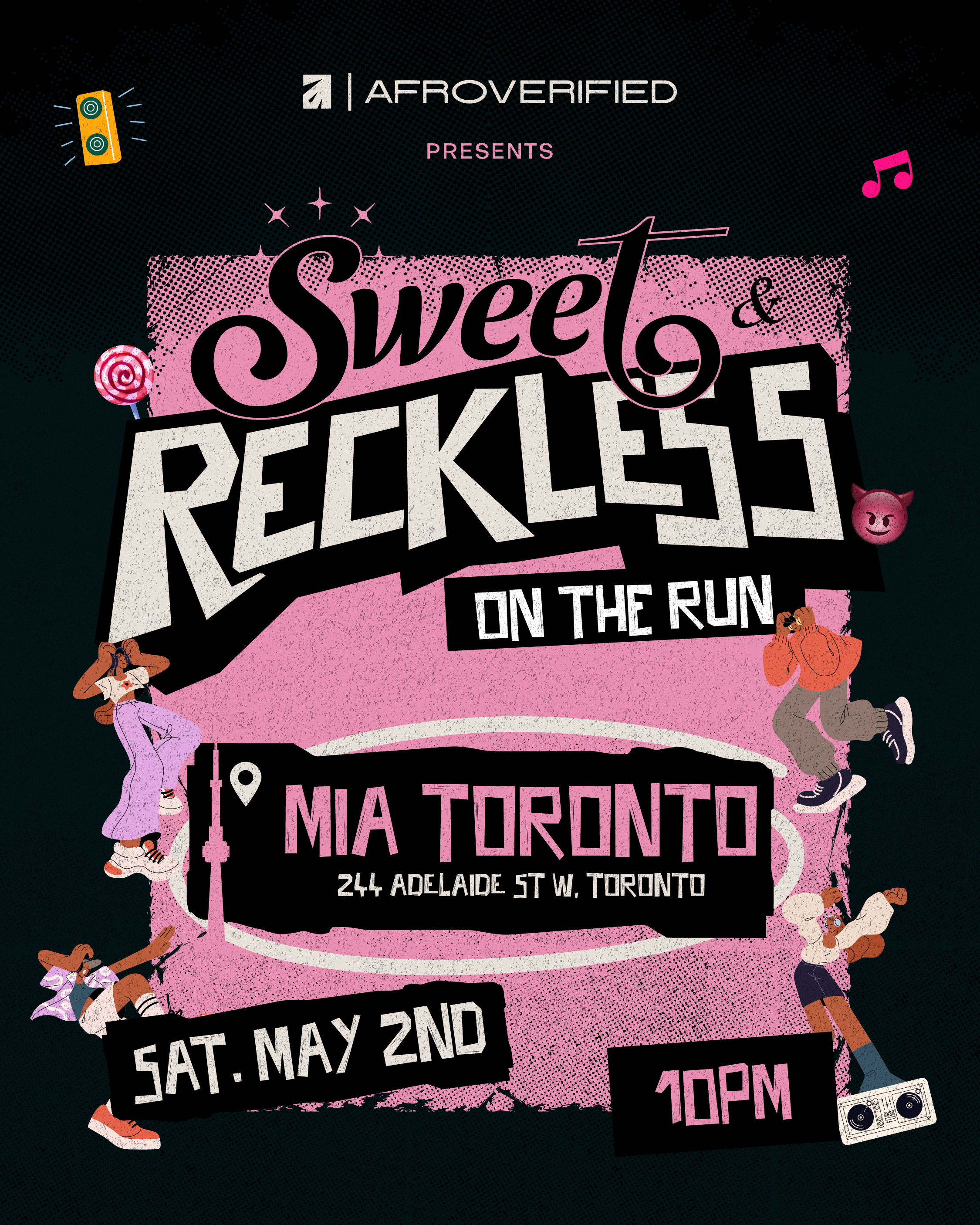Sweet & Reckless: On The Run Toronto, The Kickoff