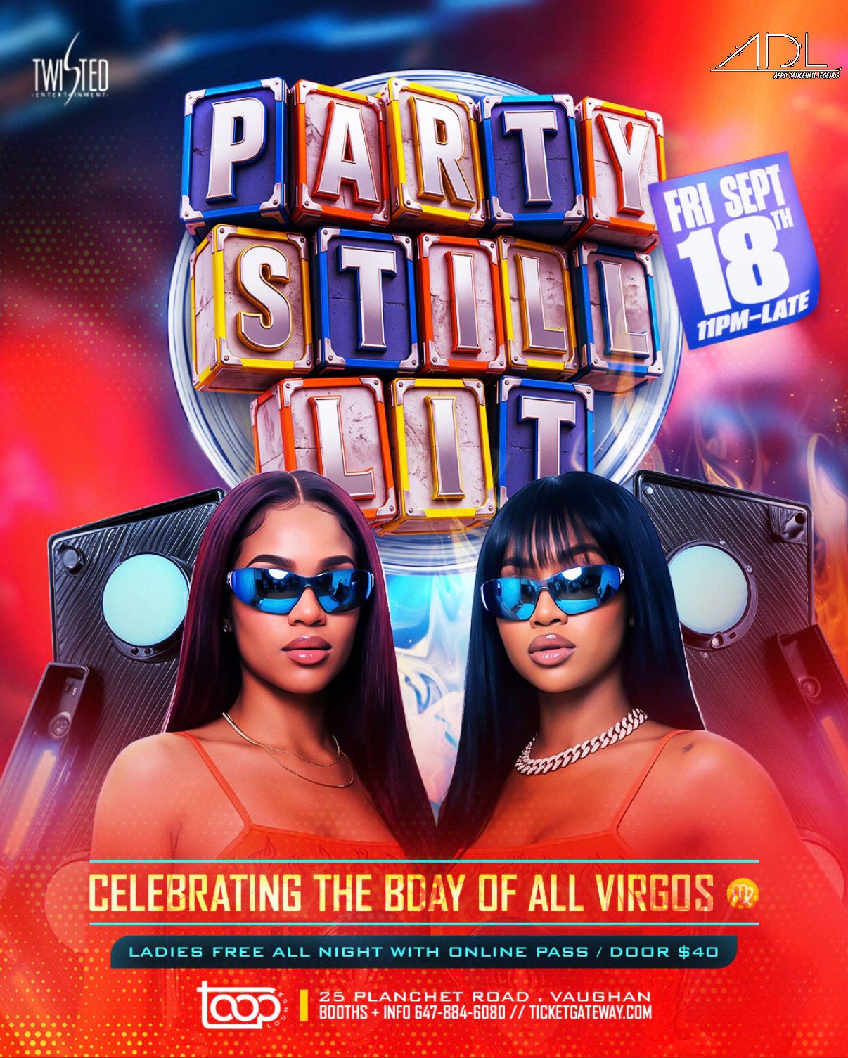 Party Still Lit | Fri Sept 18 | Toop Lounge