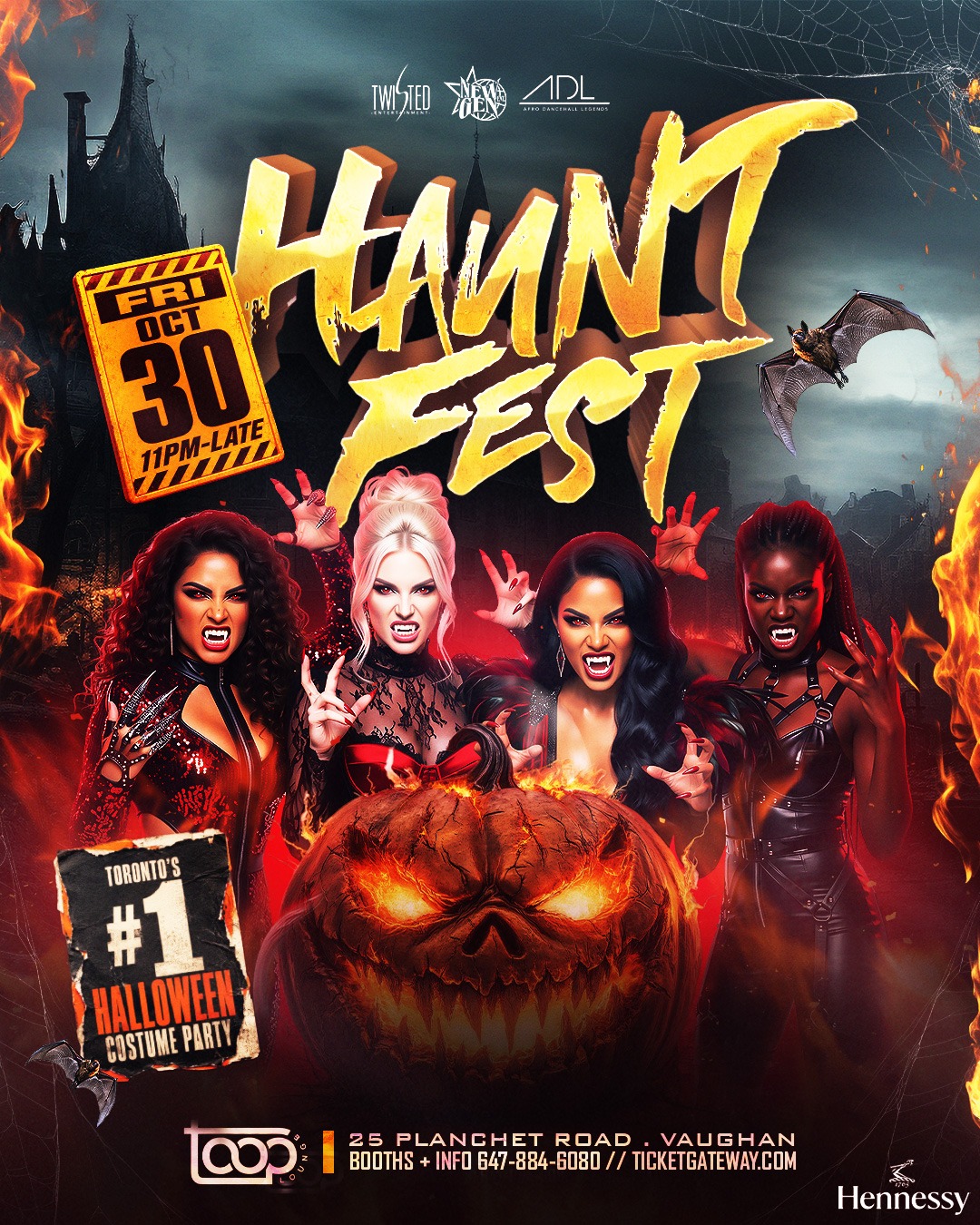 Haunt Fest | Fri Oct 30 | Torontos #1 Costume Party | Toop Lounge