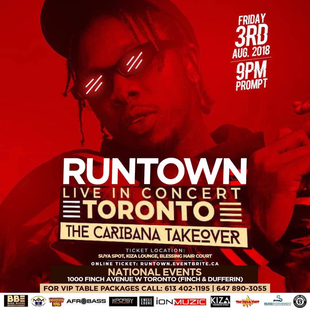 RUNTOWN LIVE IN CONCERT TORONTO