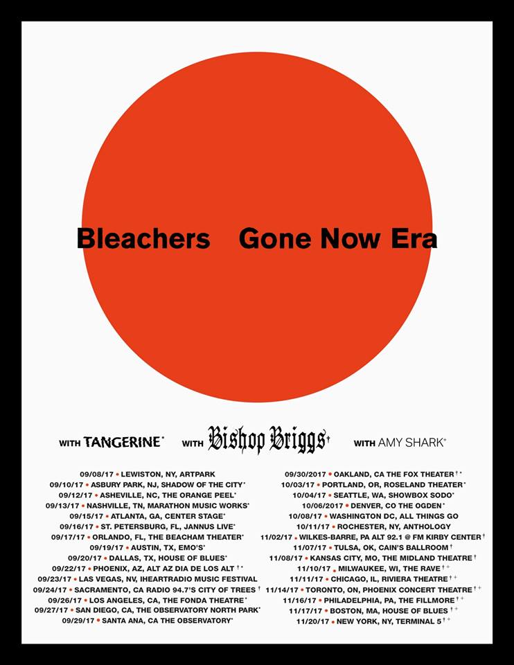 Bleachers Live in Toronto at Phoenix Concert Theatre Tickets 2017