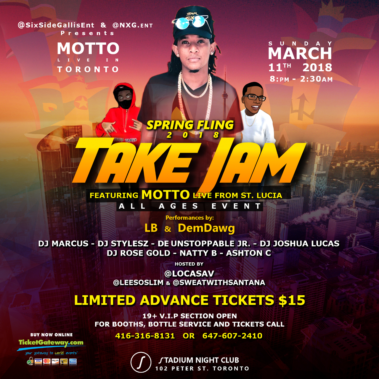 TAKE JAM MOTTO LIVE IN TORONTO 2018