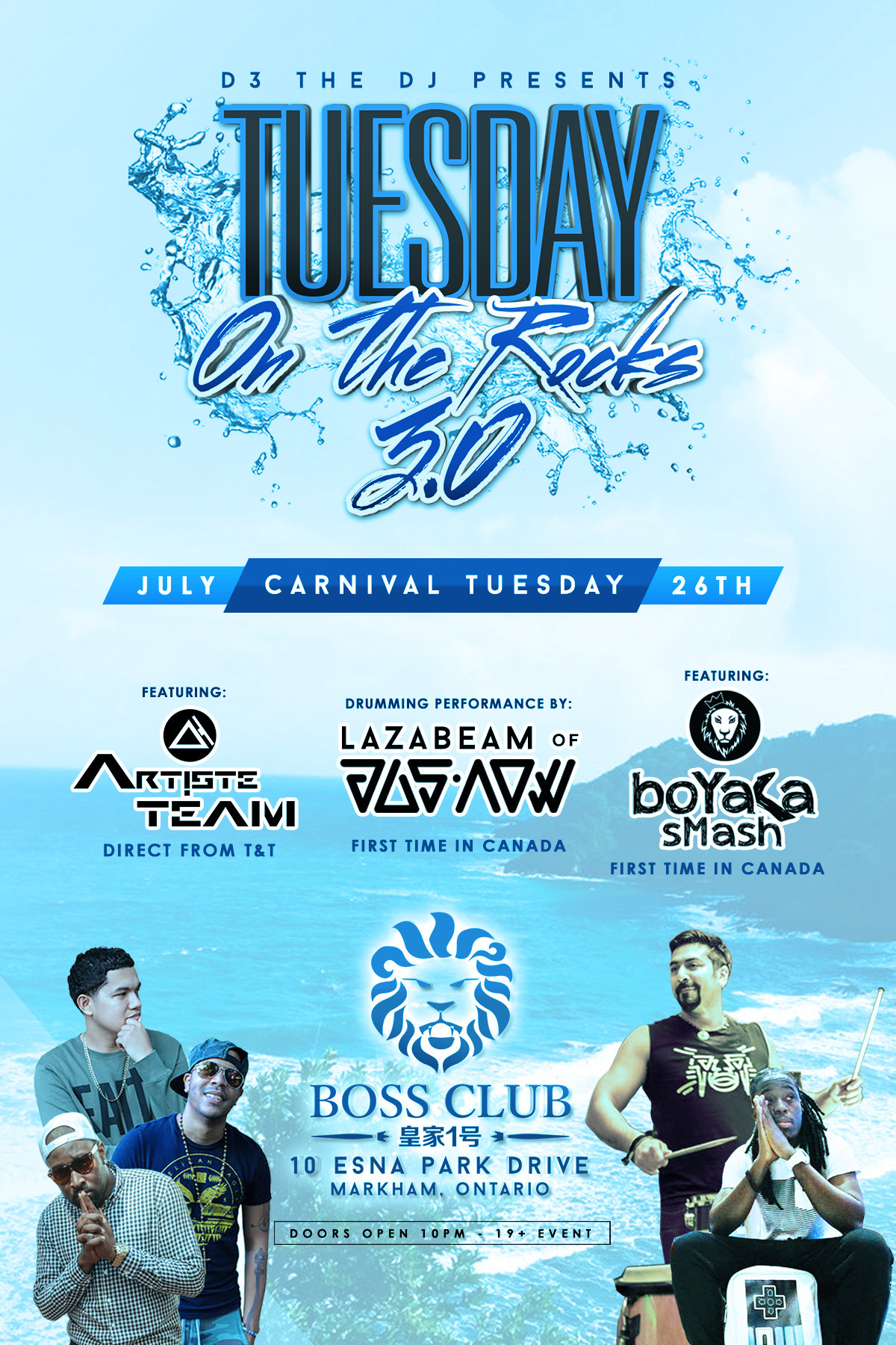 TUESDAY ON THE ROCKS 3.0