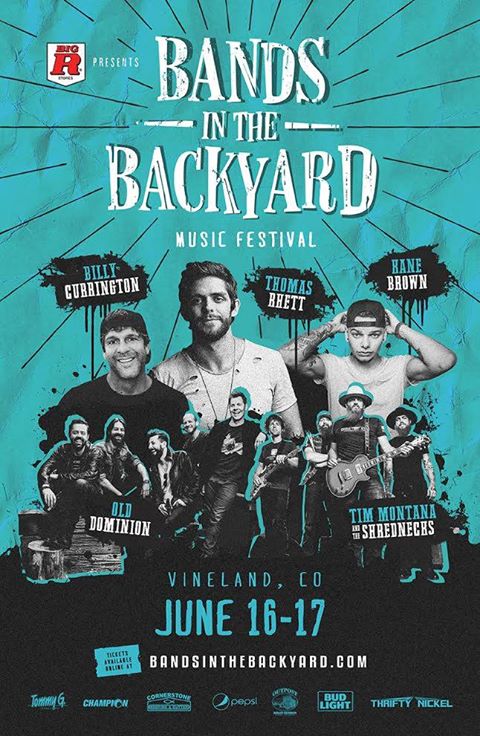 Bands In The Backyard Music Festival 2017 Colorado  Tickets