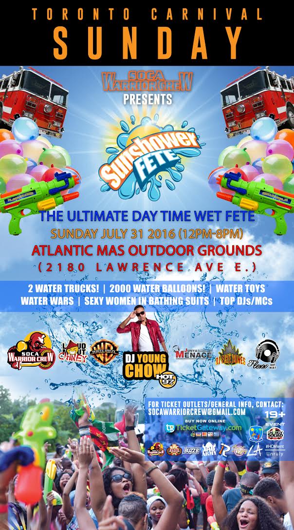 SUNSHOWER FETE Day Time Wet Fete 2016 Tickets SUNSHOWER FETE Day Time Wet Fete 2016 Tickets # Sunshower Names_035648