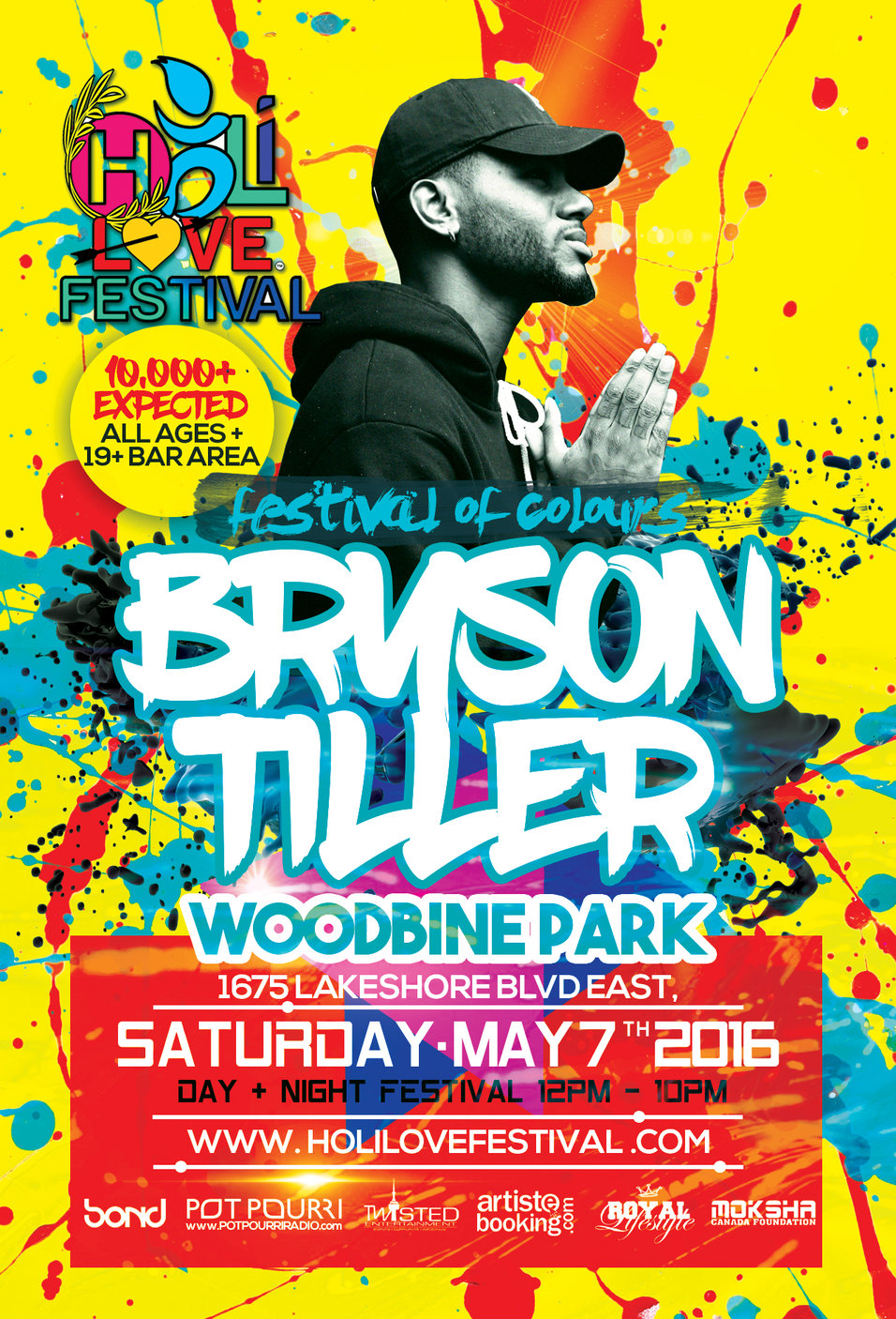 holi love festival toronto lineup