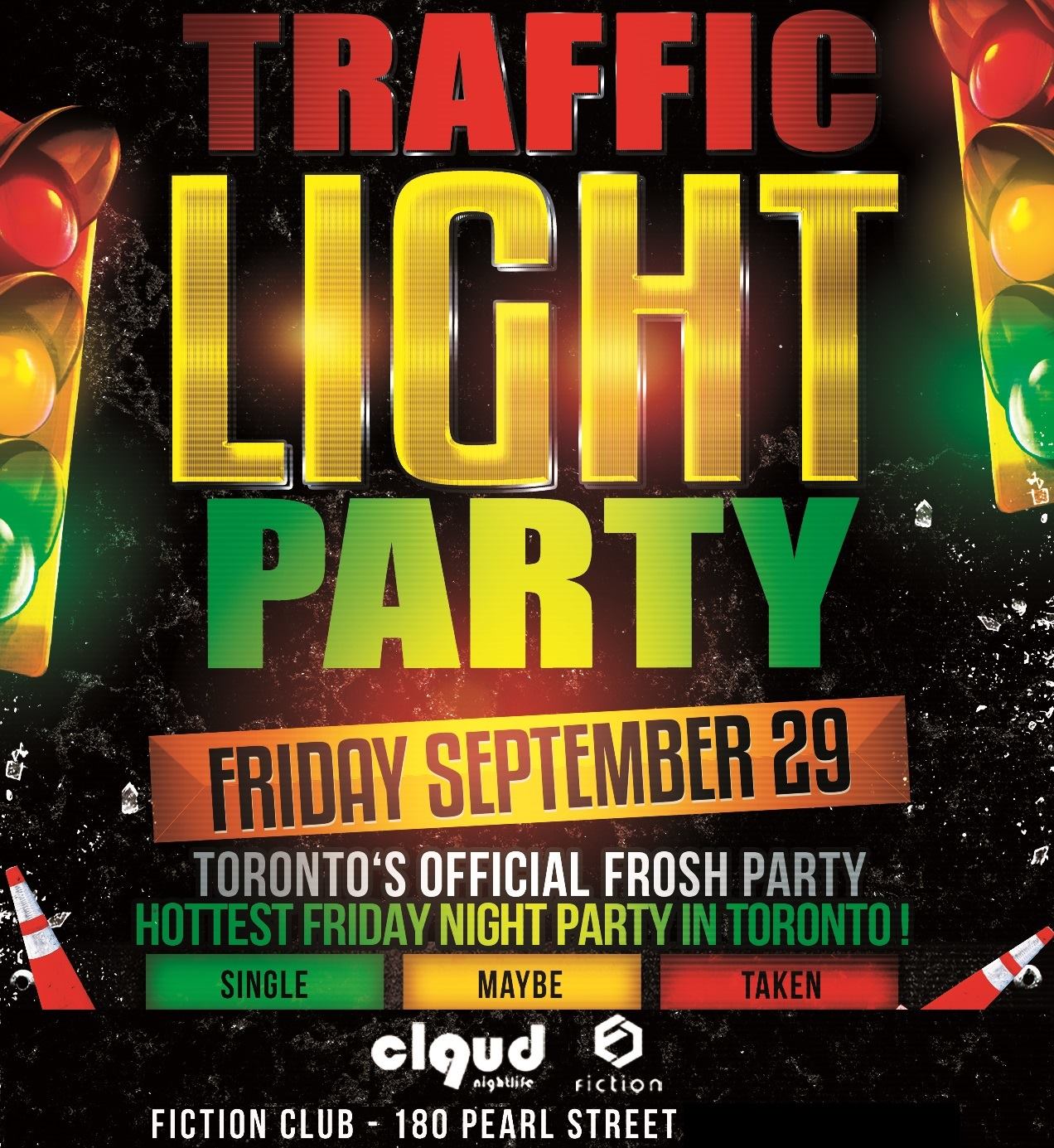 Traffic Light Party Toronto FICTION CLUB Tickets