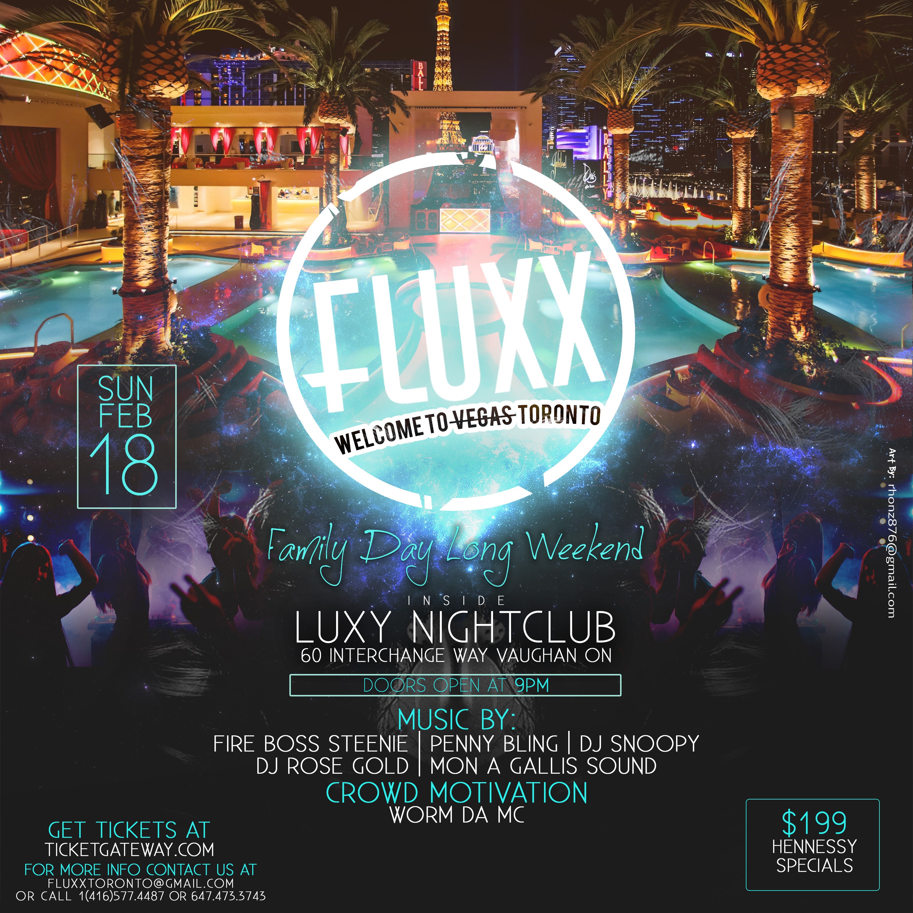 FLUXX TO TORONTO