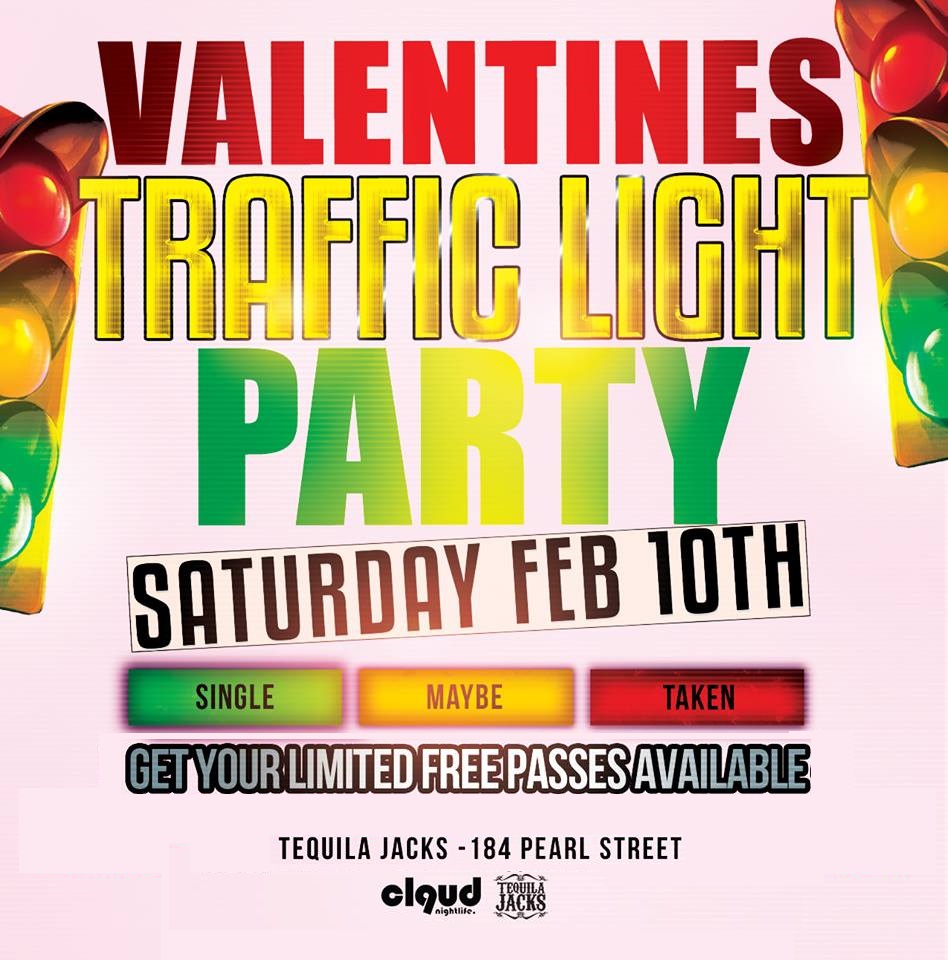 Valentines Traffic Light Party 2018 Toronto Tequila Jacks