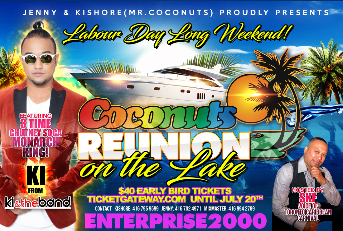 Coconuts Reunion on the Lake 2017 Toronto