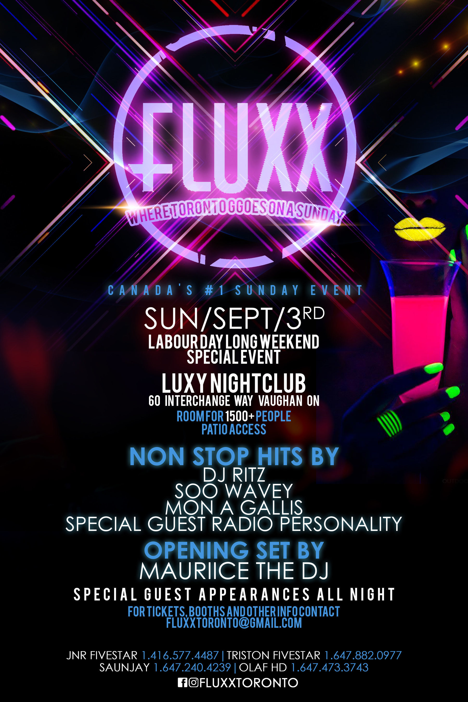 FLUXX CANADA's 1 Sunday Event 2017 Tickets