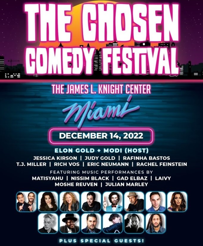 The Chosen Comedy Festival Elon Gold, Modi