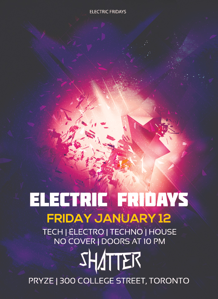 Electric Fridays @ Pryze ft. Shatter