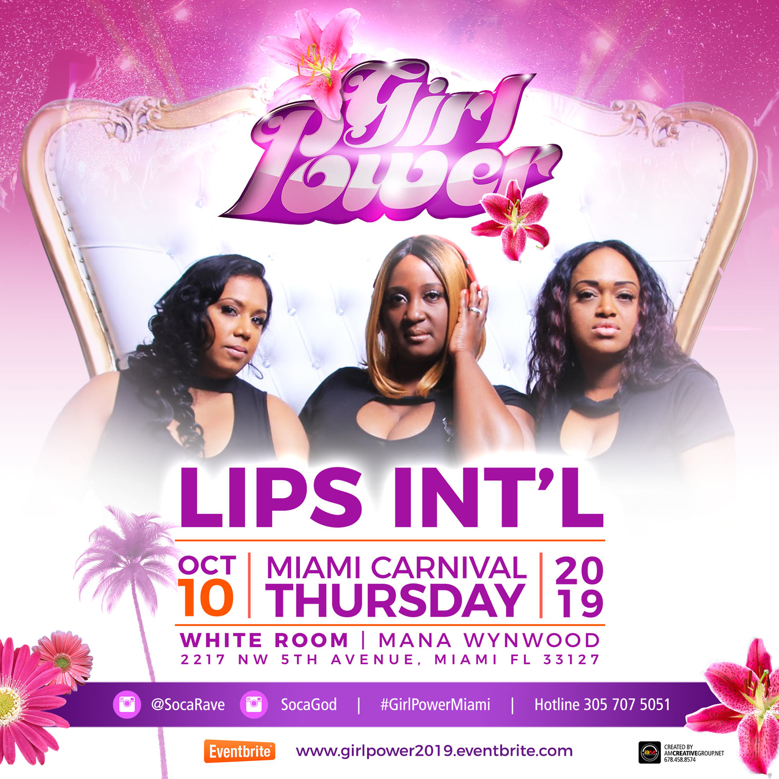 Girl Power Feat NESSA PREPPY Live in Miami 2019 Tickets 10 Oct Mana