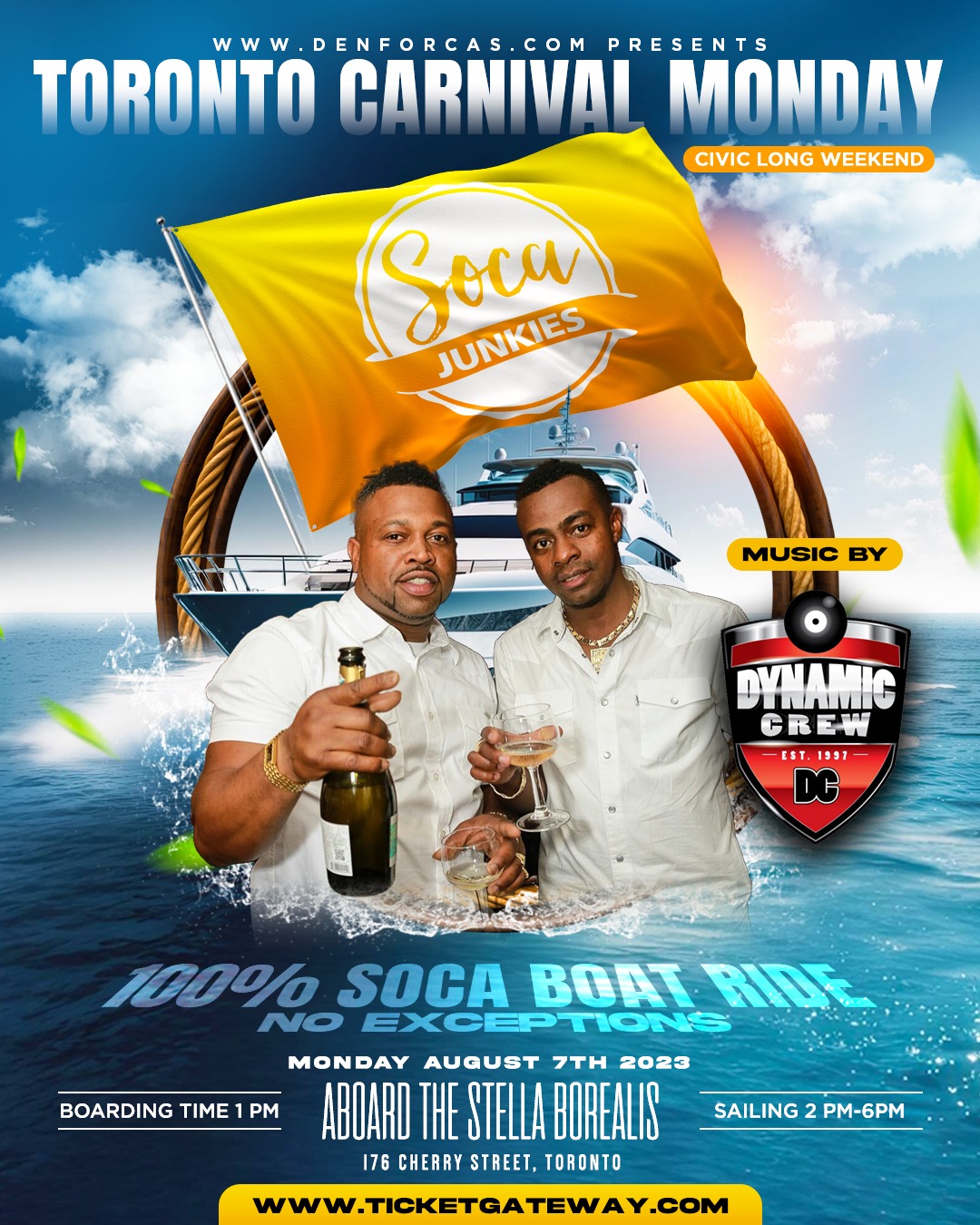SOCA JUNKIES BOAT RIDE