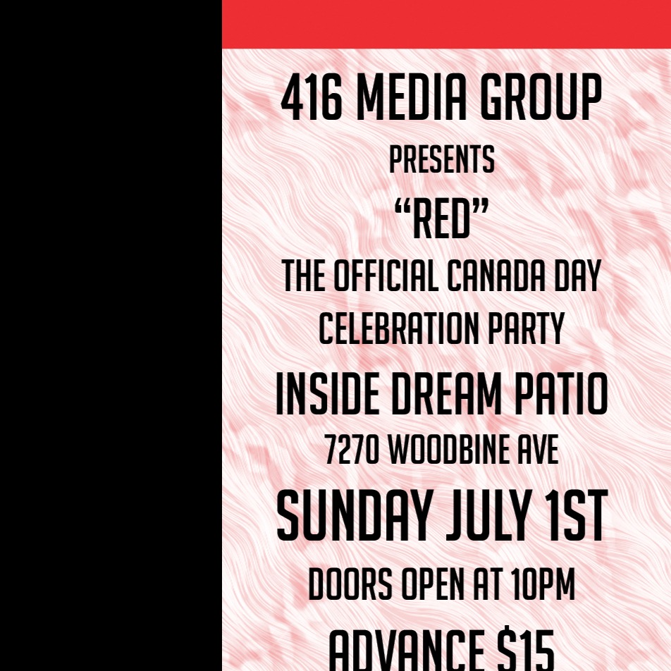RED The official Canada Day Celebration Party