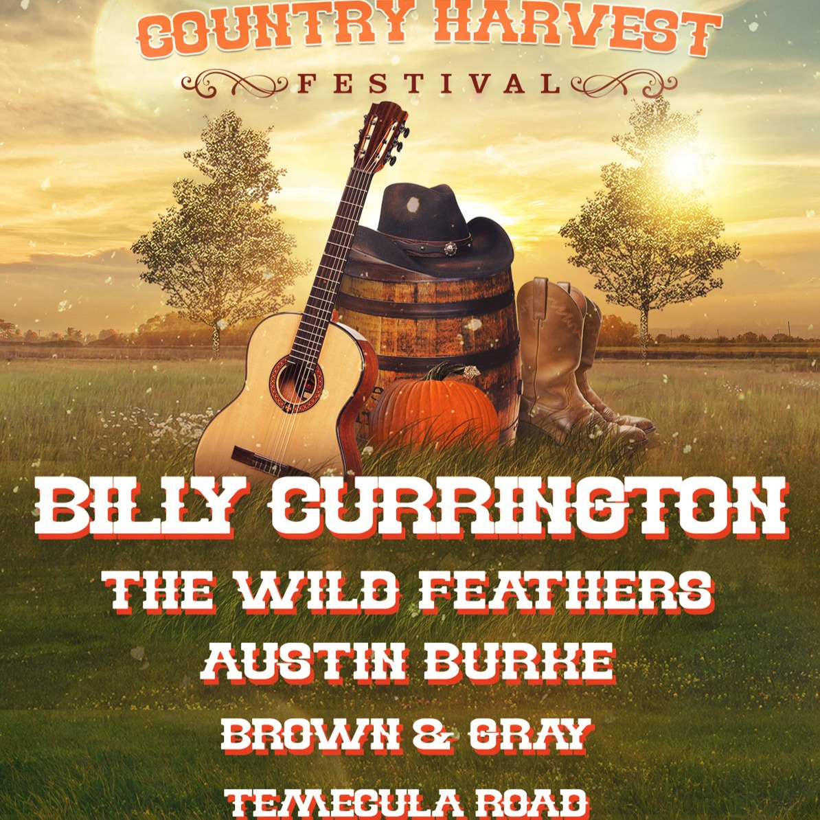 Country Harvest Festival Featuring Billy Currington | At Silverado | Events 