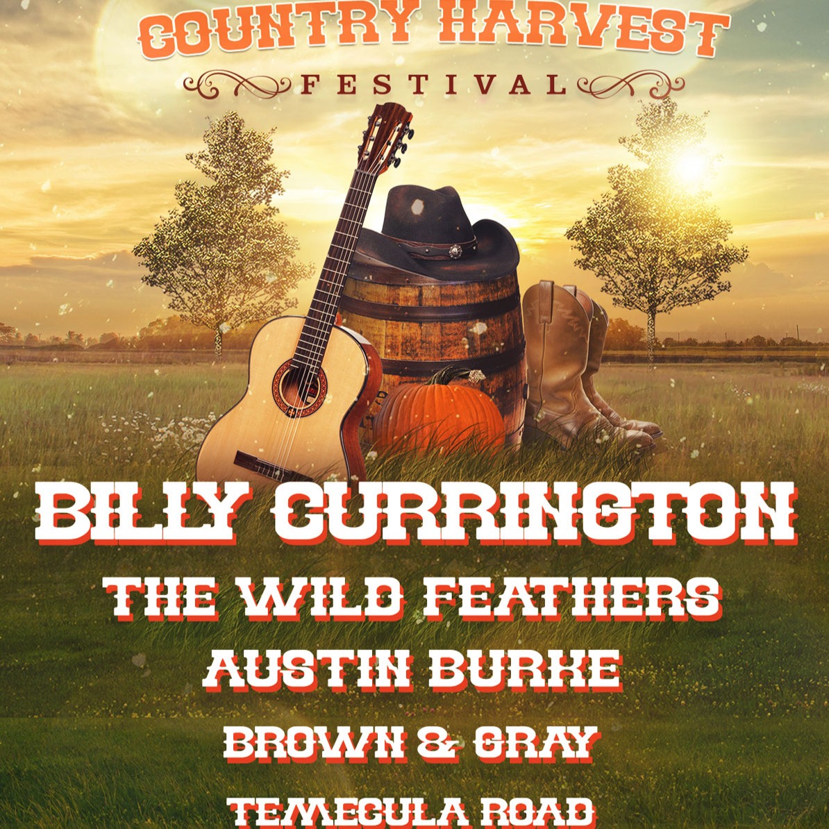 Country Harvest Festival Featuring Billy Currington | At Silverado | Events