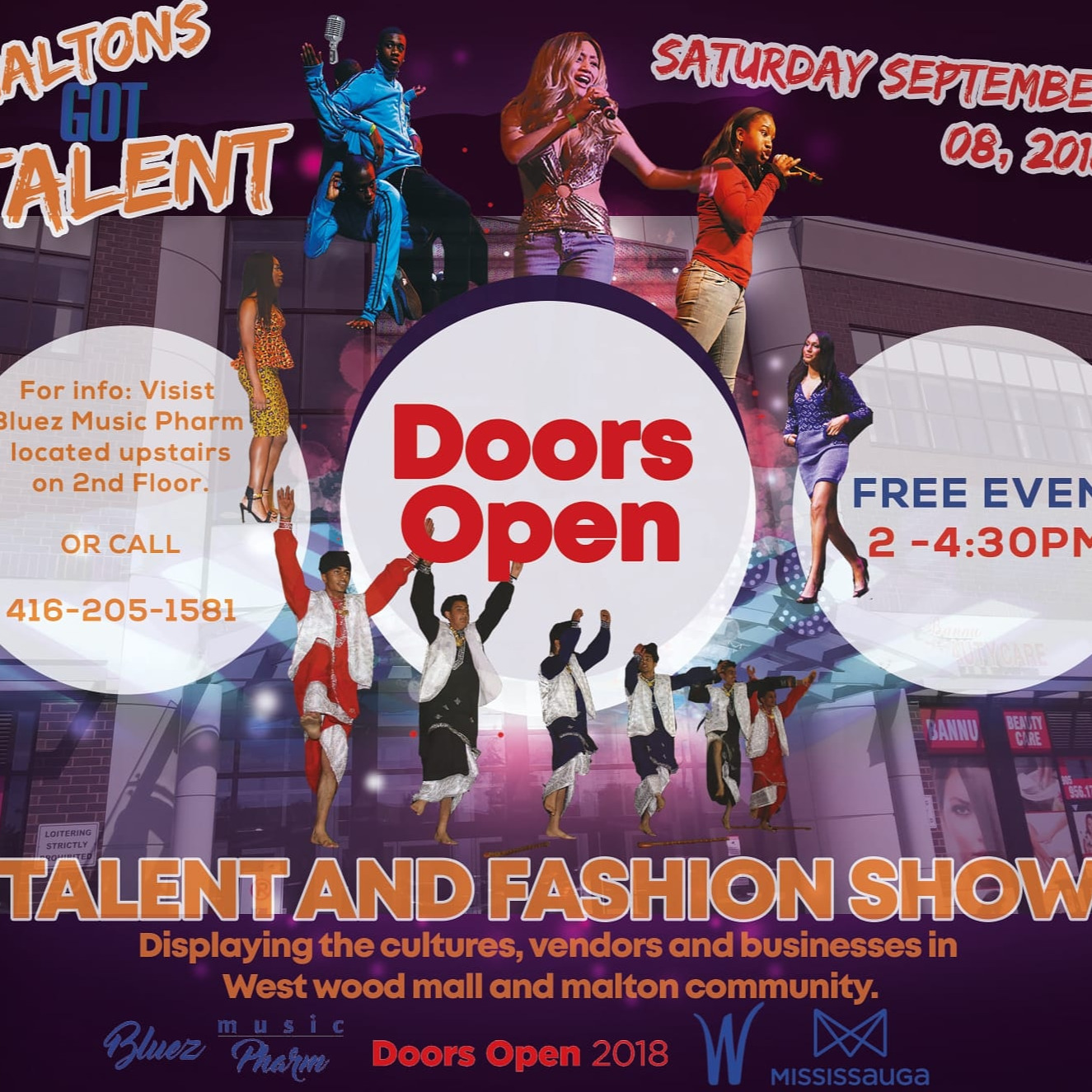 Doors Open Talent And History Show Case (malton Got Talent) @west Wood Mall 