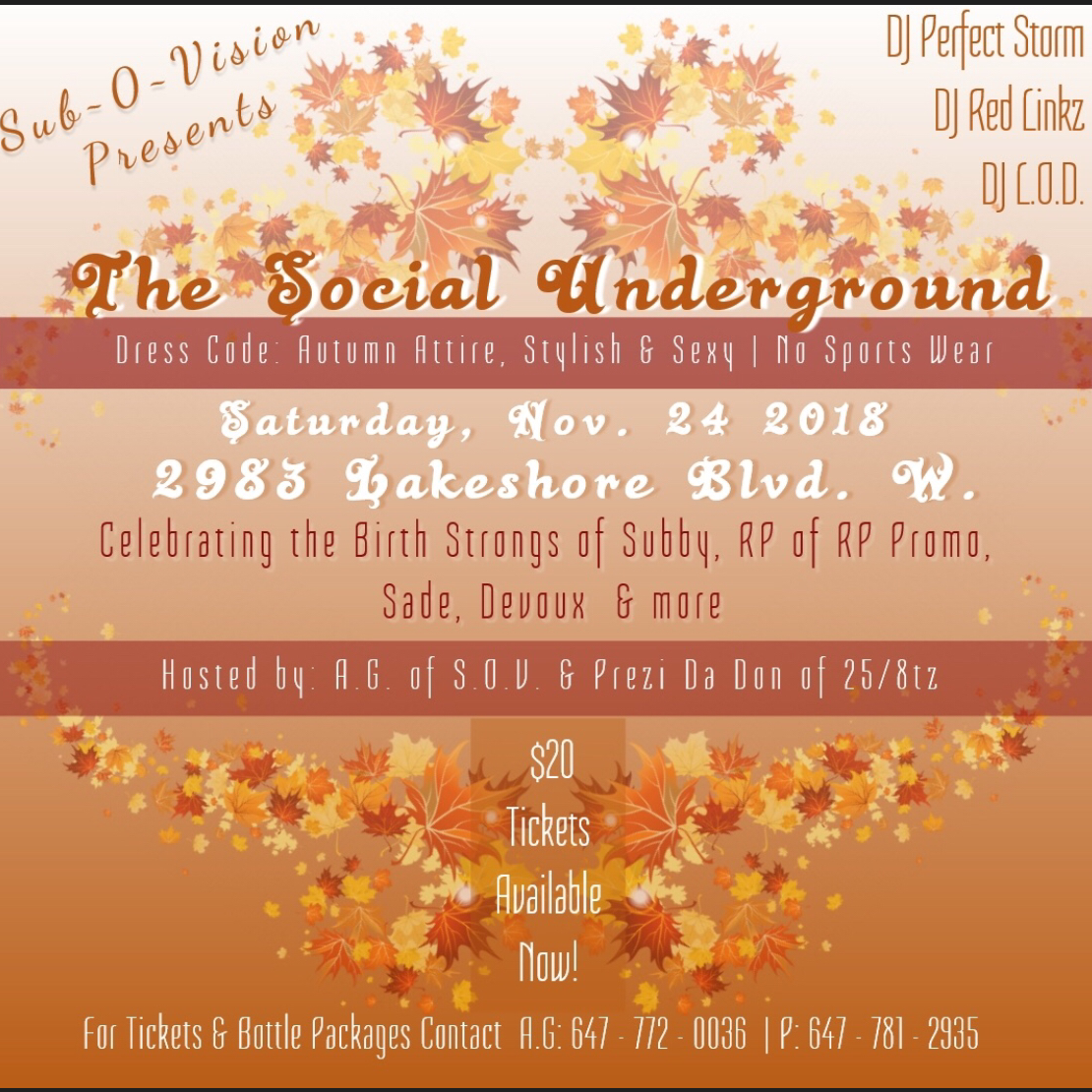 S.O.V Presents The Social Underground