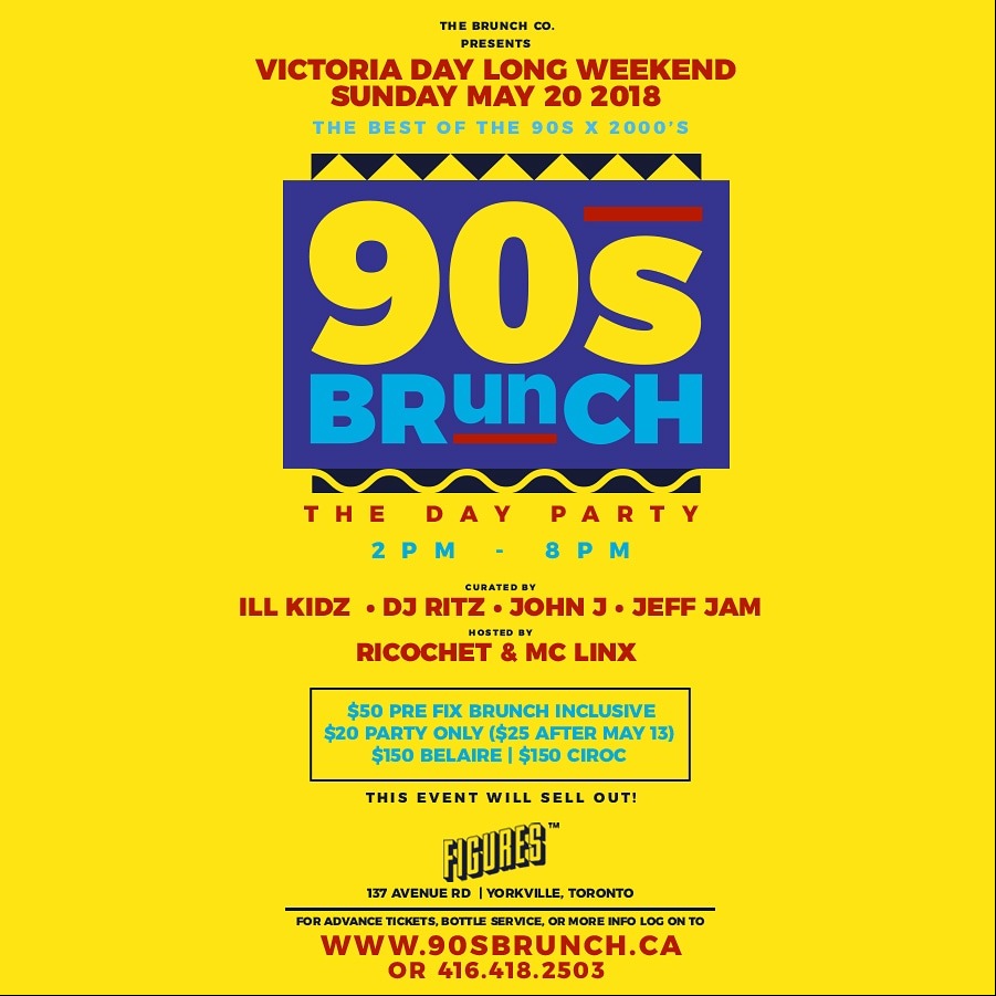 90s Brunch - The Day Party Victoria Day Long Weekend 