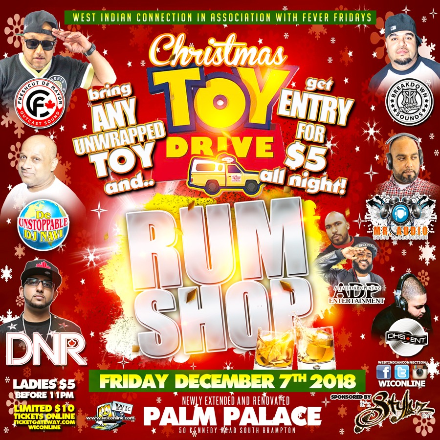 Rum Shop - The TOY DRIVE Edition