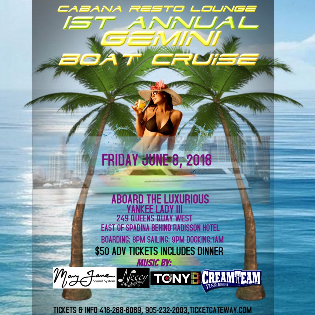 CABANA GEMINI BOAT CRUISE