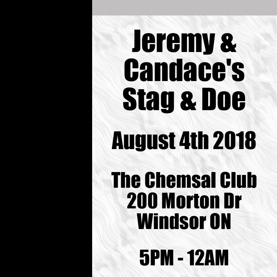 Jeremy & Candace's Stag & Doe