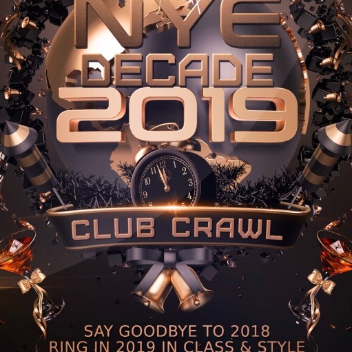 Decade NYE Club Crawl Toronto 2019 New Years Eve