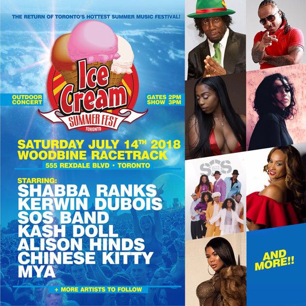 ICE CREAM FEST @ FEATURING SHABBA RANKS AND ALLISON HINDS AND MORE