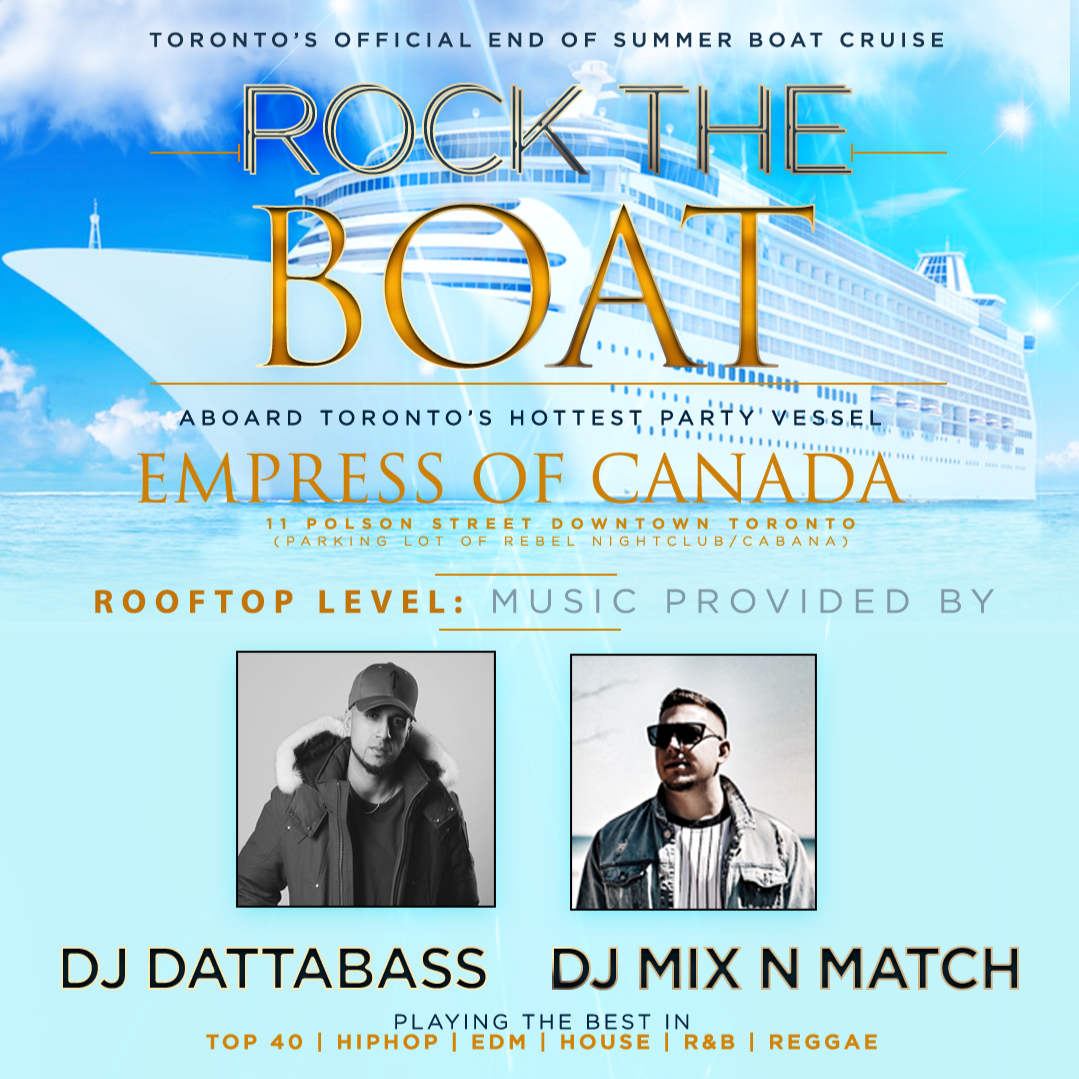 ROCK THE BOAT: ROOFTOP CRUISE PARTY