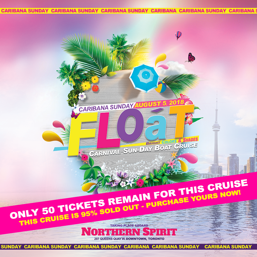 Float Boat Cruise - Caribana Sunday August 5th, 2018