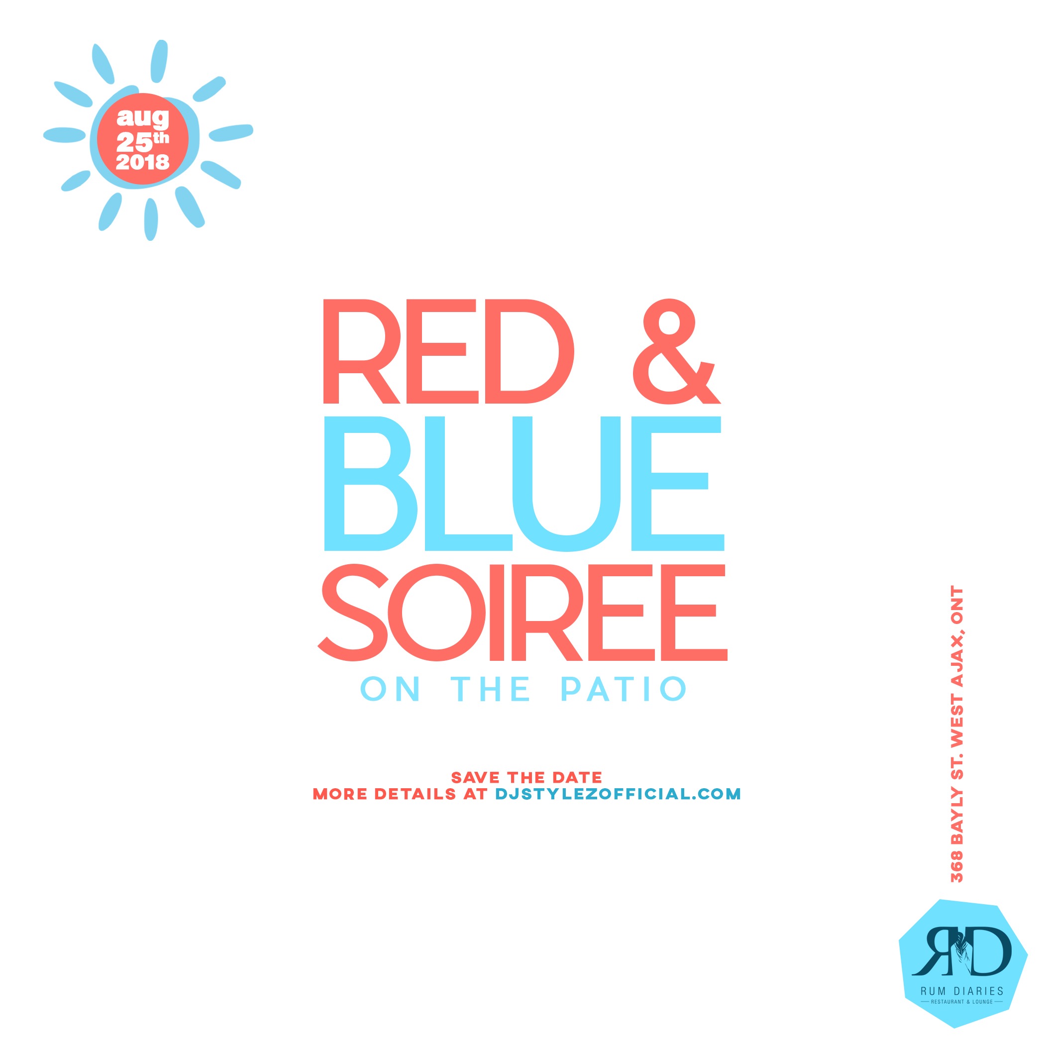 RED AND BLUE SOIREE