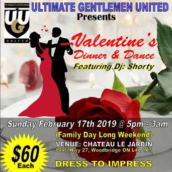 Ugu -- Valentine's Dinner And Dance -- Long Weeked 