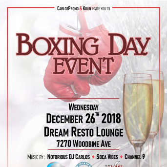 Carlos Promo and Kolin's -- Boxing Day Event