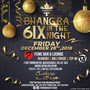 Bhangra & Bollywood In the 6ix - December Edition