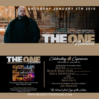 THE ONE | NINETEEN  - The Annual Capricorn Celebration