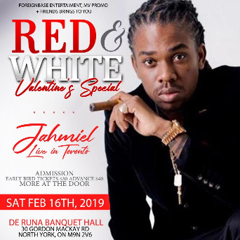 Red And White - Valentine's Special - Jahmiel Live In Toronto 