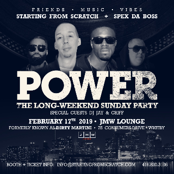 POWER -  THE LONG WEEKEND SUNDAY PARTY