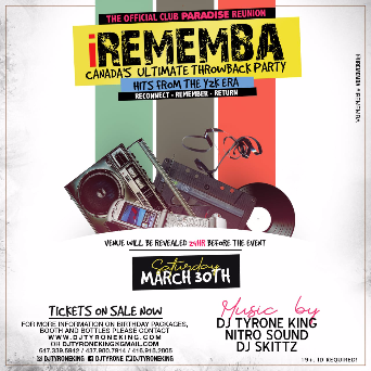 iRememba (Club Paradise Reunion Edition)
