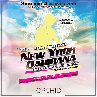 NEW YORK OUTDOOR DAY PARTY CARIBANA WEEKEND