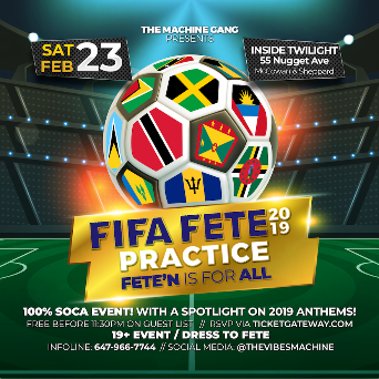 F.i.F.A FETE - PRACTICE - 100% SOCA EVENT -  #FIFAFETE