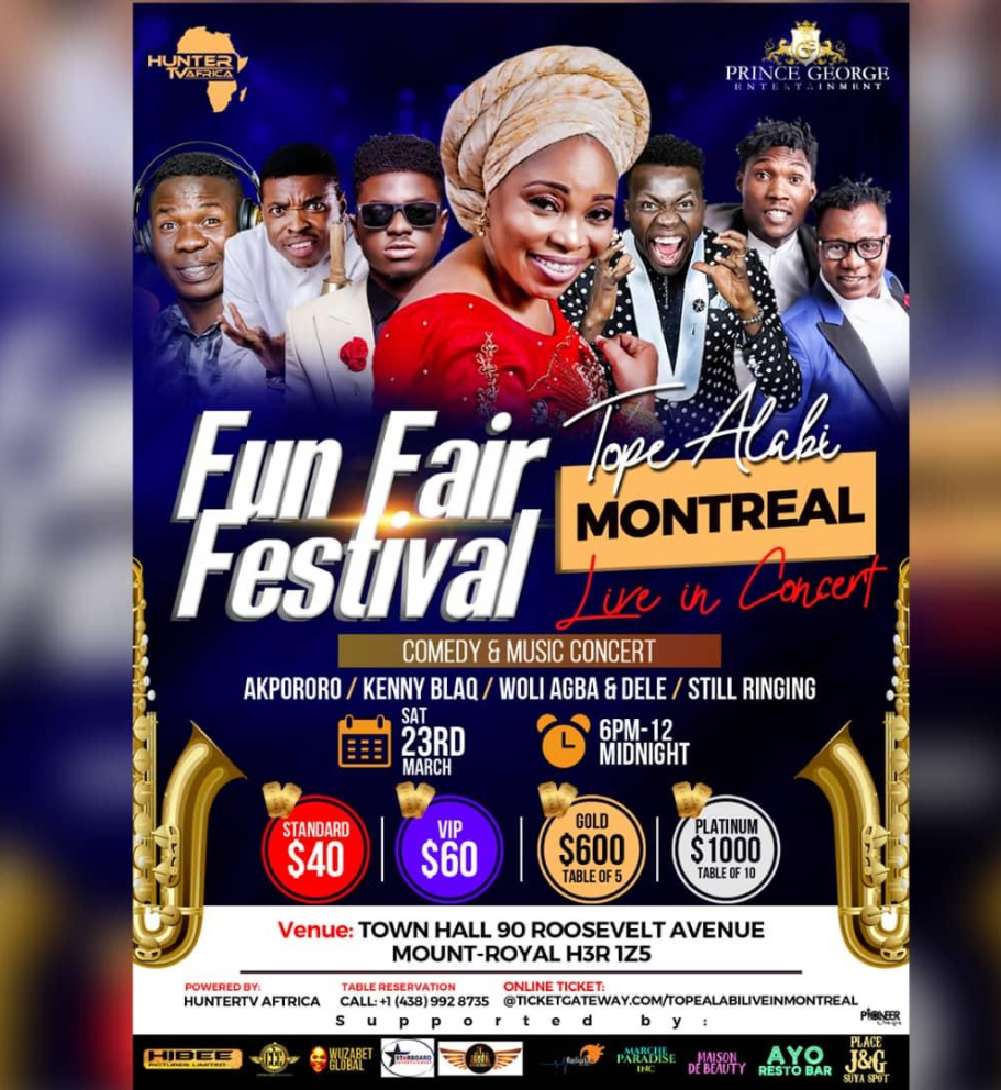 Tope Alabi - Montreal - Live In Concert
